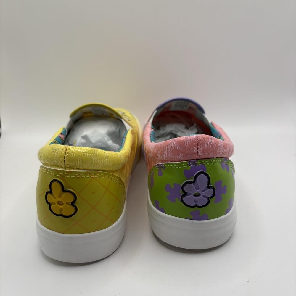 Nickelodeon Spongebob Squarepants Low Top Slip On Sneakers Women's Size 9.5 - Picture 4 of 10